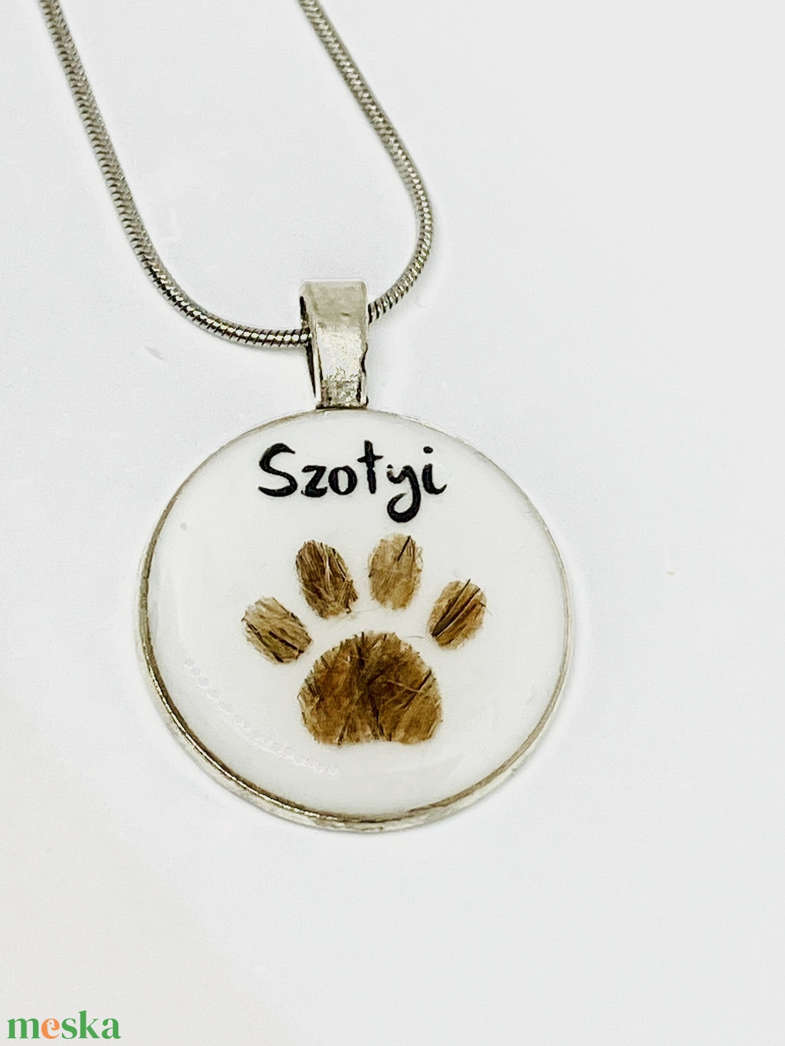 Kisállat (kutya, macska...) kegyeleti medál, kegyeleti ékszer - ékszer - nyaklánc - medálos nyaklánc - Meska.hu