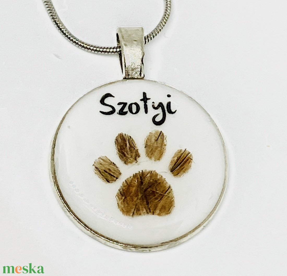 Kisállat (kutya, macska...) kegyeleti medál, kegyeleti ékszer - ékszer - nyaklánc - medálos nyaklánc - Meska.hu