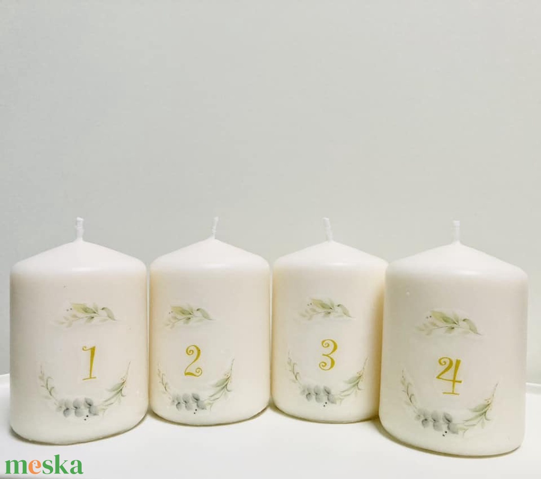 4 db-os Adventi gyertya szett (felirattal) - karácsony - adventi díszek - adventi gyertyadíszek és koszorúdíszek - Meska.hu 4 db-os Adventi gyertya szett (felirattal) - karácsony - adventi díszek - adventi gyertyadíszek és koszorúdíszek - Meska.hu