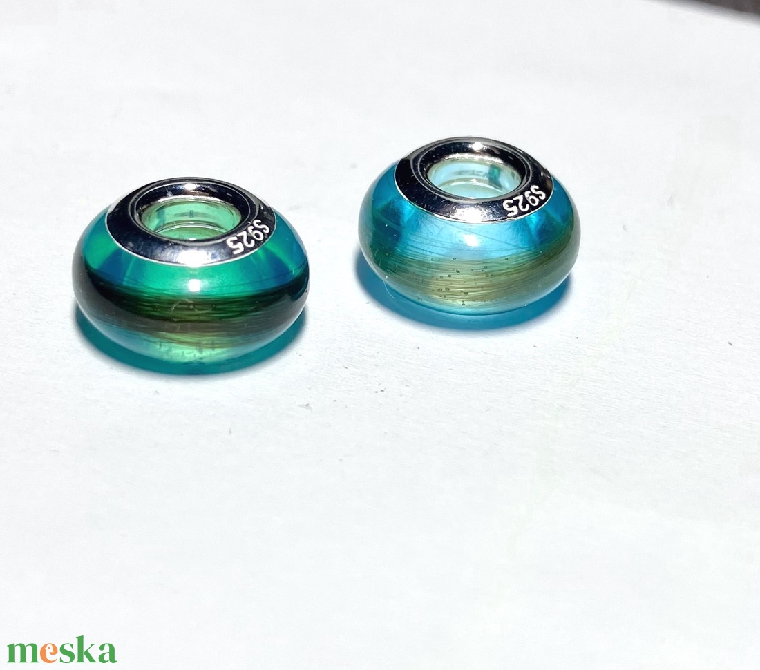 Pandora kompatibilis hajas gyöngy, tetszőleges színben - ékszer - ékszerszett - Meska.hu