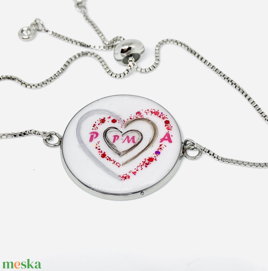 Hajas emlékőr karkötő vagy medál - esküvő - ékszer - karkötő & csuklódísz - Meska.hu