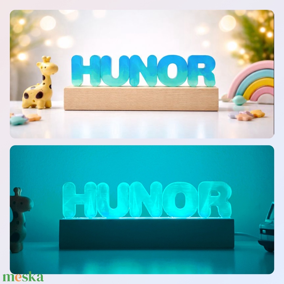 Névre szóló lámpa - otthon & életmód - lámpa - hangulatlámpa - Meska.hu
