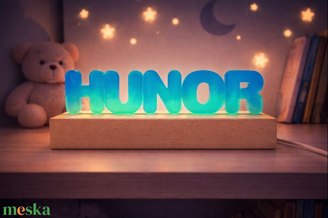 Névre szóló lámpa - otthon & életmód - lámpa - hangulatlámpa - Meska.hu