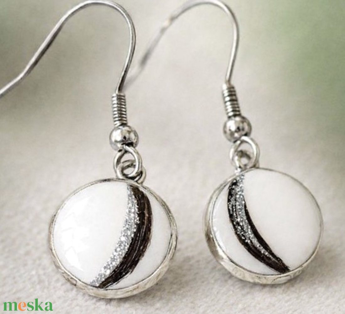 Hajtincses fülbevaló - ékszer - fülbevaló - lógó fülbevaló - Meska.hu