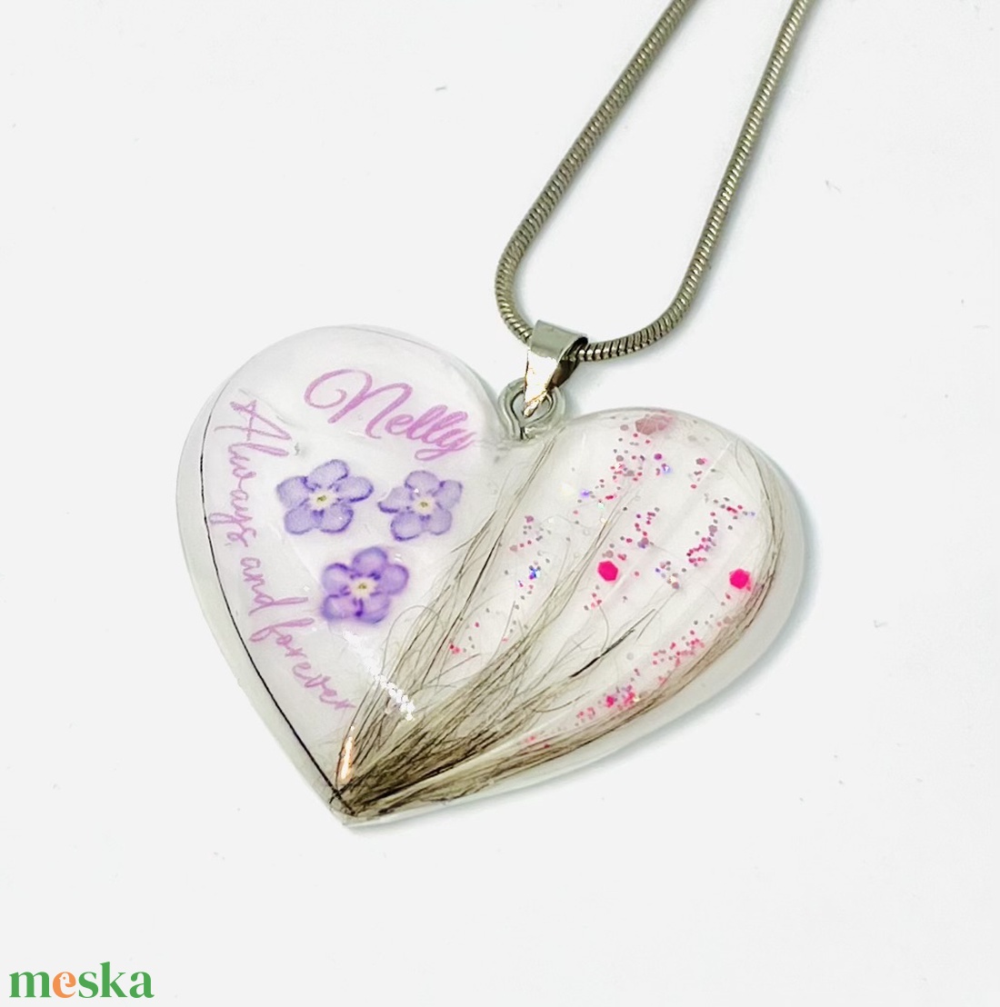 Kisállat (kutya, macska...) kegyeleti medál, kegyeleti ékszer - ékszer - nyaklánc - medálos nyaklánc - Meska.hu