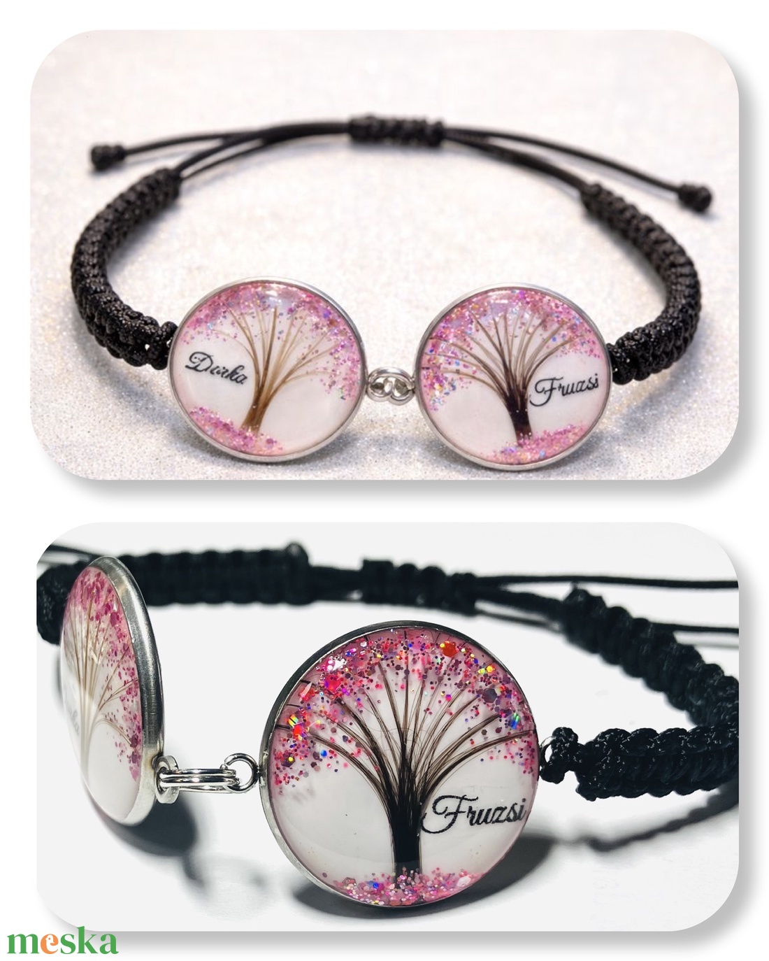 Hajas,  hajtincses emlékőr medál, lánc  - ékszer - karkötő - lánc karkötő - Meska.hu