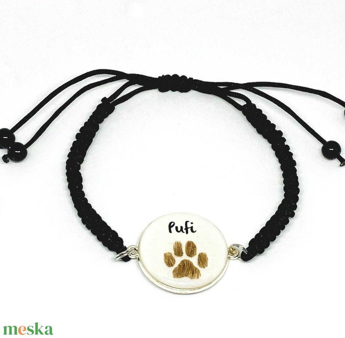 Kisállat (kutya, macska...) kegyeleti karkötő - ékszer - nyaklánc - medálos nyaklánc - Meska.hu