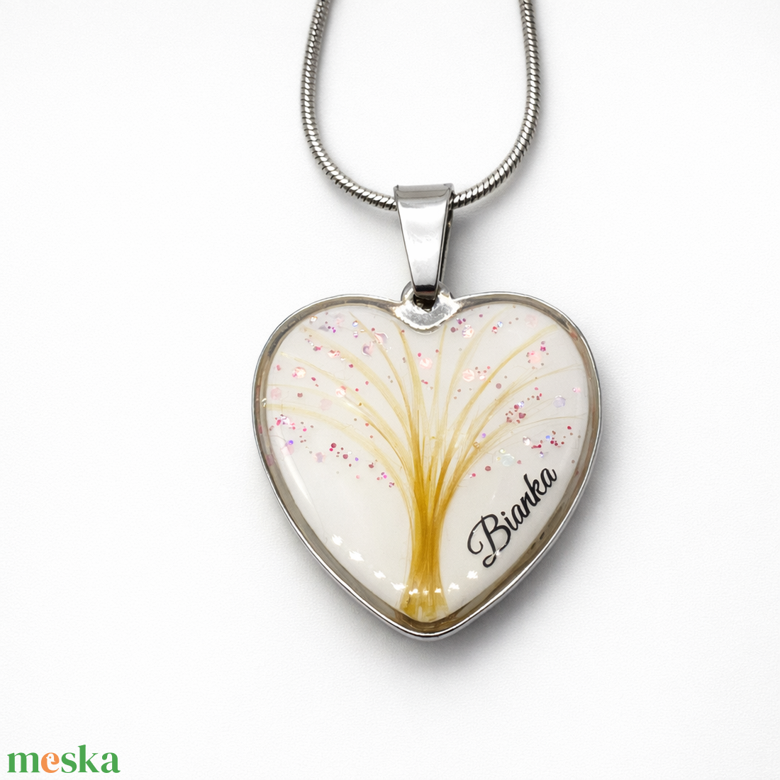 Babahajas medál életfa motívummal - ékszer - nyaklánc - monogram & névnyaklánc - Meska.hu