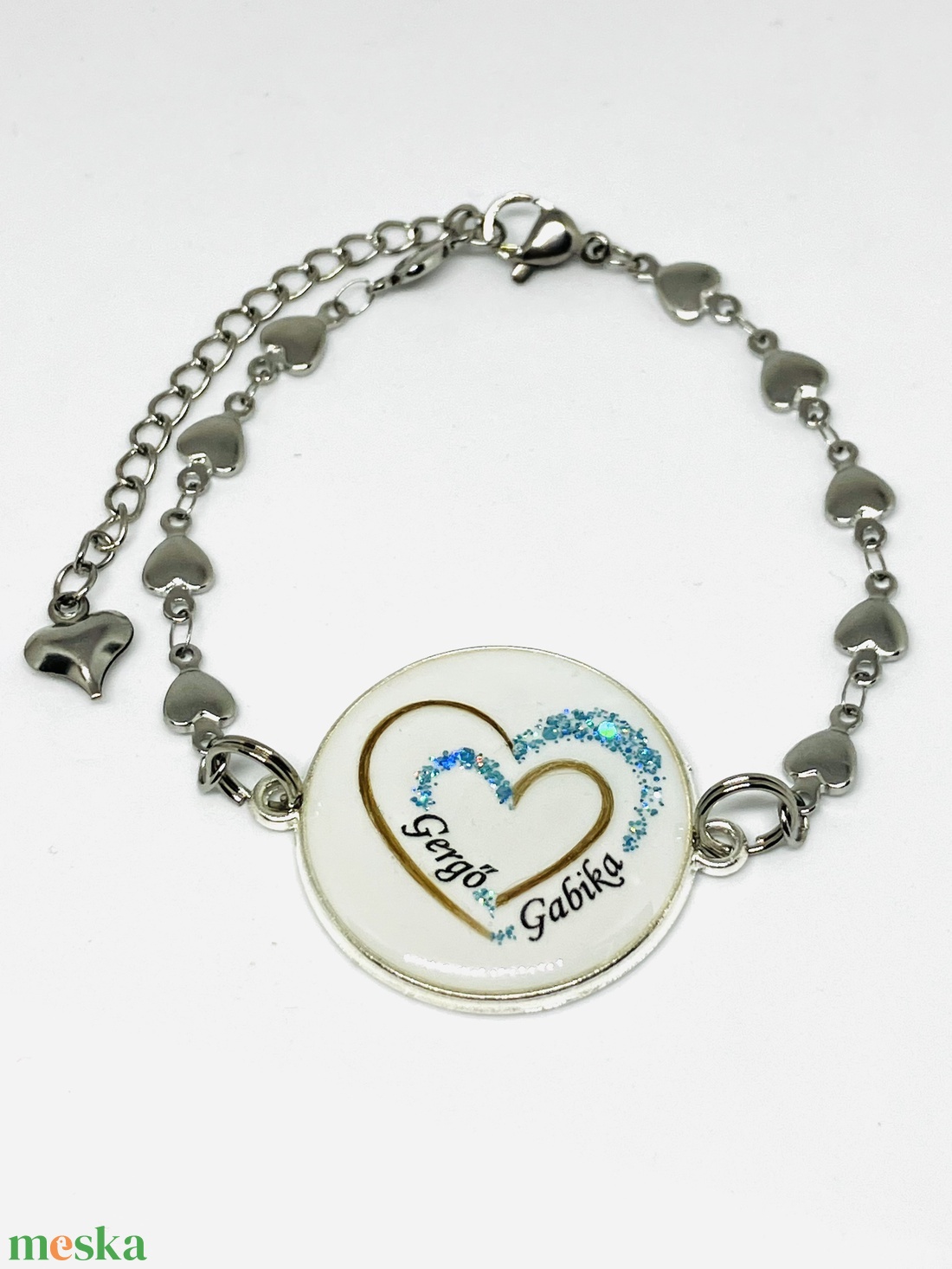 Babahajas,  hajtincses emlékőr karlánc  - ékszer - karkötő - lánc karkötő - Meska.hu