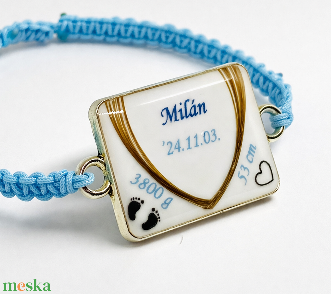 Téglalap alakú Babahajas karkötő - ékszer - nyaklánc - medálos nyaklánc - Meska.hu