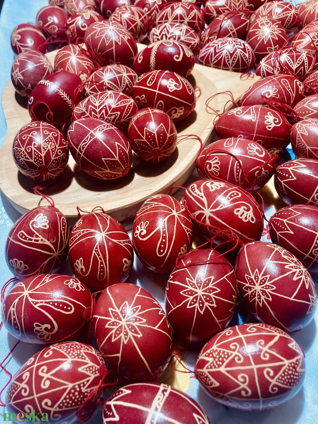 Festett tojások - otthon & életmód - dekoráció - dísztárgy - Meska.hu