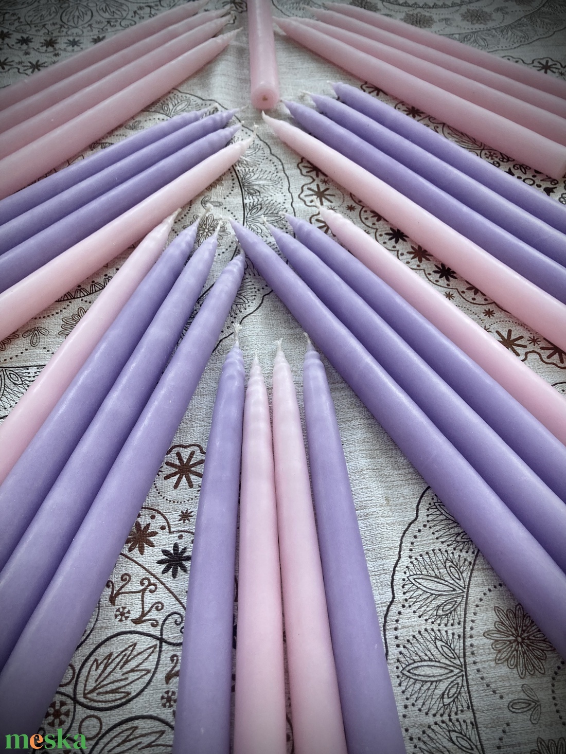 Adventi, mártott gyertyák - otthon & életmód - gyertya, illat, aroma - gyertya - Meska.hu