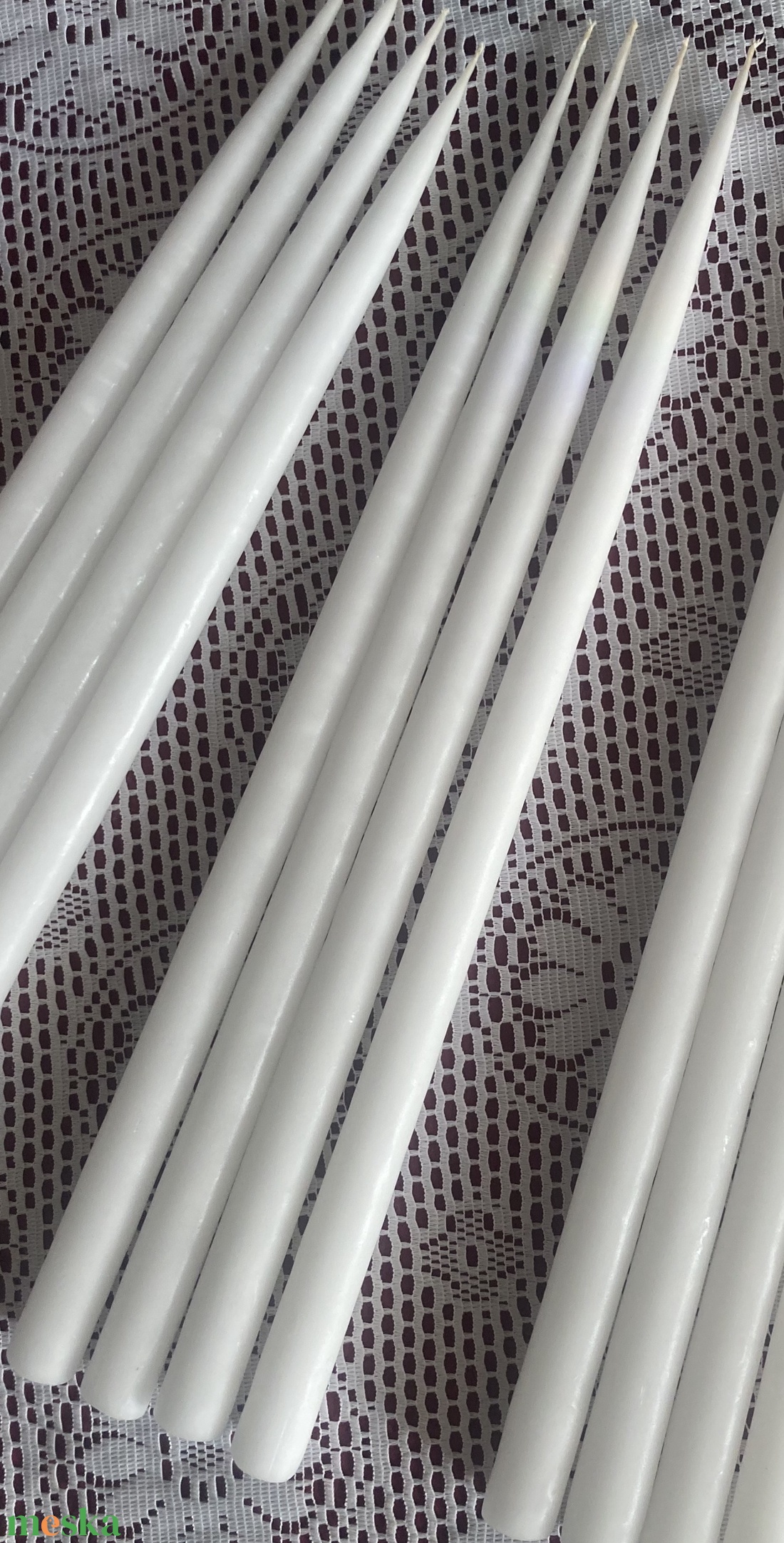 Adventi, mártott gyertyák - otthon & életmód - gyertya, illat, aroma - gyertya - Meska.hu