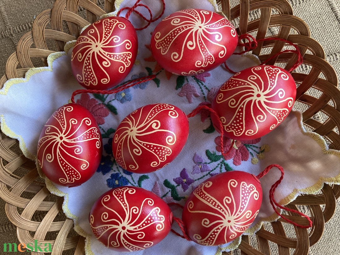 Hímes tojások - ünnepi díszek, dekorációk - húsvéti díszek és dekorációk - húsvéti tojás, hímestojás - Meska.hu