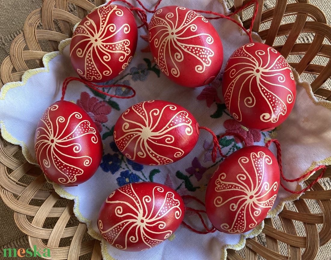 Hímes tojások - ünnepi díszek, dekorációk - húsvéti díszek és dekorációk - húsvéti tojás, hímestojás - Meska.hu