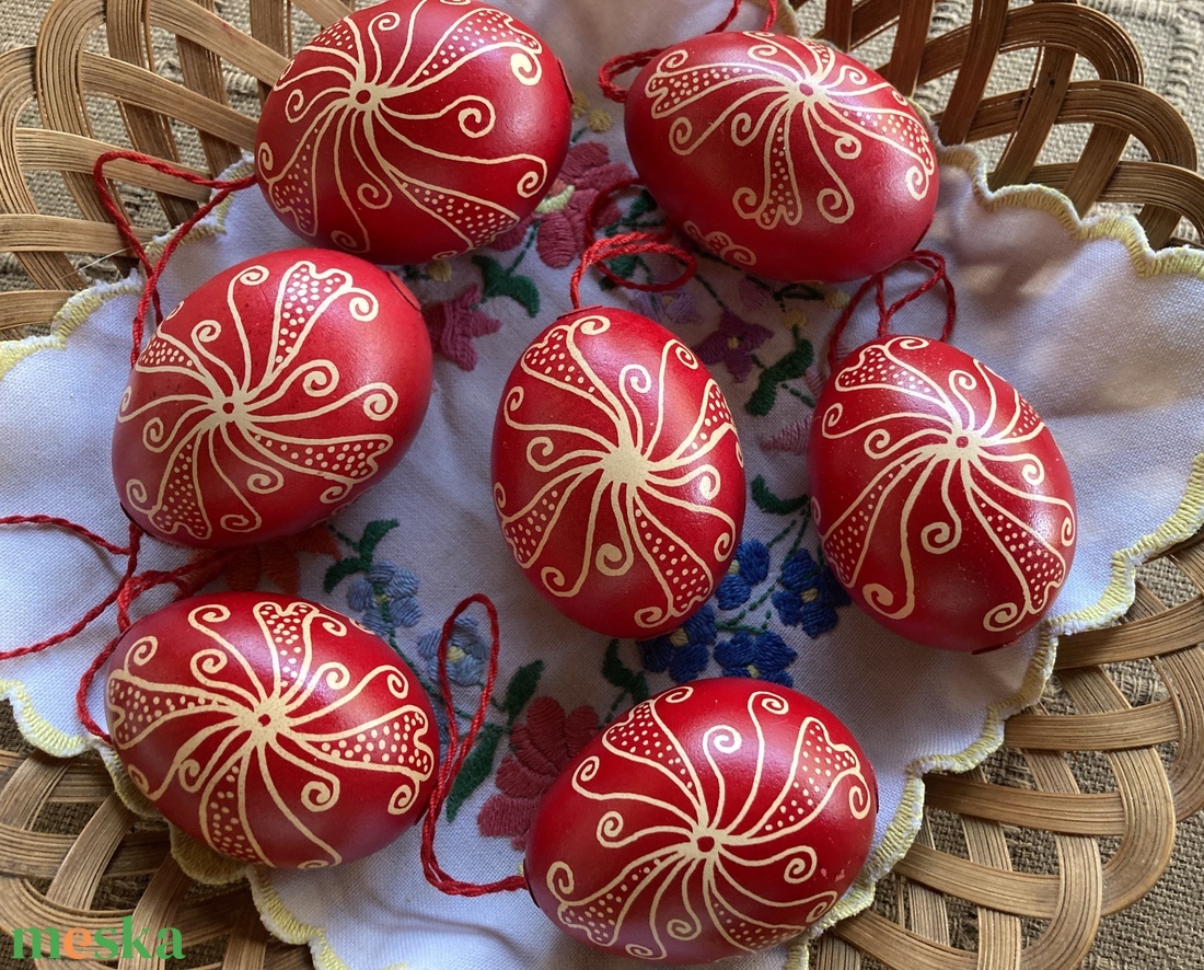 Hímes tojások - ünnepi díszek, dekorációk - húsvéti díszek és dekorációk - húsvéti tojás, hímestojás - Meska.hu