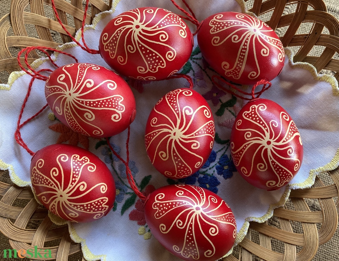 Hímes tojások - ünnepi díszek, dekorációk - húsvéti díszek és dekorációk - húsvéti tojás, hímestojás - Meska.hu