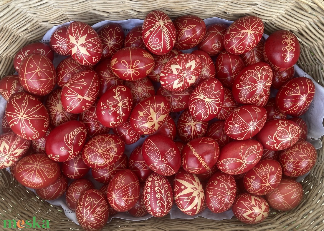 Hímes tojások - ünnepi díszek, dekorációk - húsvéti díszek és dekorációk - húsvéti tojás, hímestojás - Meska.hu