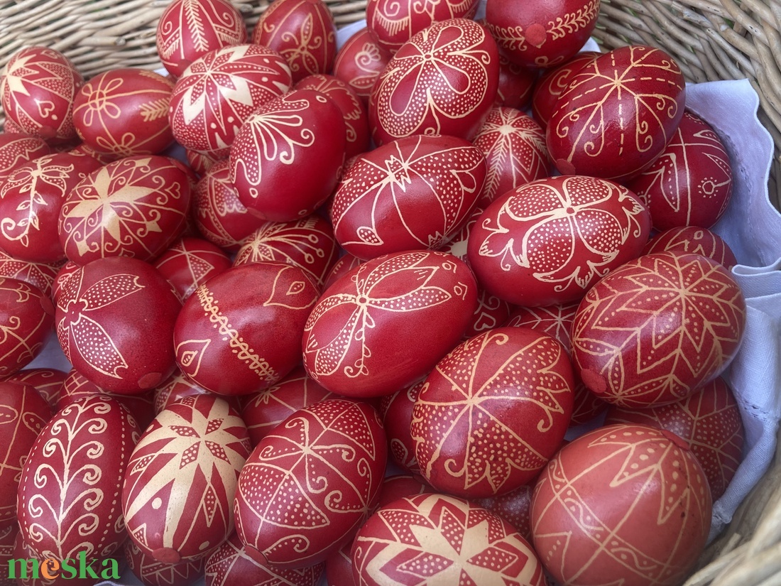 Hímes tojások - ünnepi díszek, dekorációk - húsvéti díszek és dekorációk - húsvéti tojás, hímestojás - Meska.hu