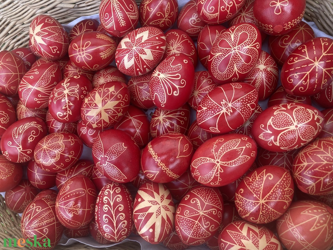 Hímes tojások - ünnepi díszek, dekorációk - húsvéti díszek és dekorációk - húsvéti tojás, hímestojás - Meska.hu