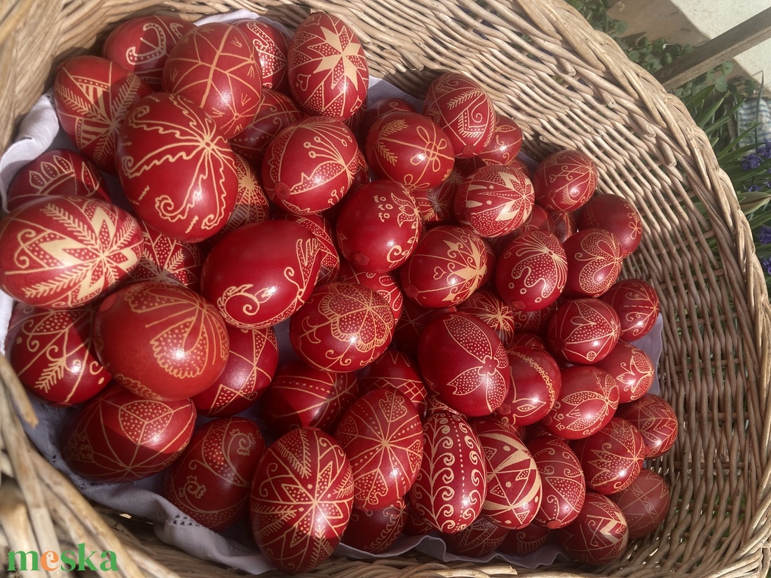 Hímes tojások - ünnepi díszek, dekorációk - húsvéti díszek és dekorációk - húsvéti tojás, hímestojás - Meska.hu