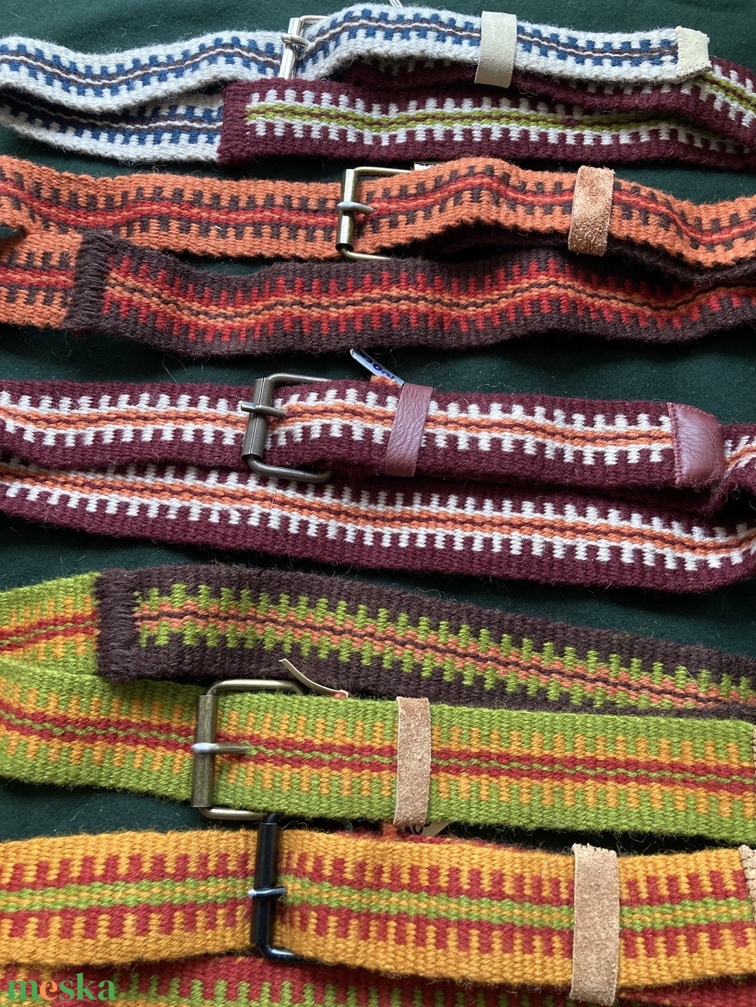 Gyapjú övek - ruha & divat - öv & övcsat - öv - Meska.hu