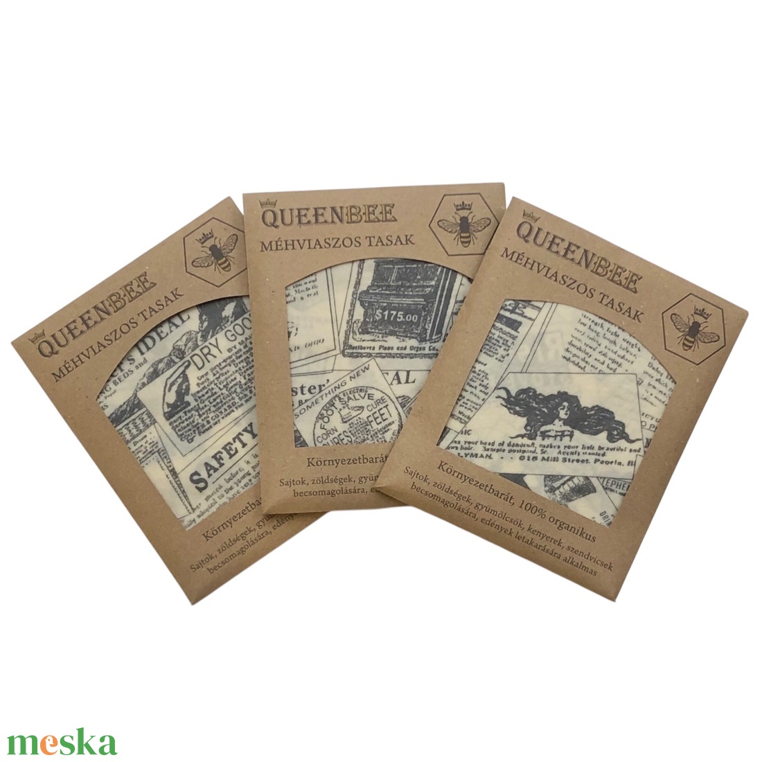 Méhviaszos tasak 3 méretben (Újságos) + AJÁNDÉK nyuszis kendővel - táska & tok - uzsonna- & ebéd tartó - szendvics csomagoló - Meska.hu Méhviaszos tasak 3 méretben (Újságos) + AJÁNDÉK nyuszis kendővel - táska & tok - uzsonna- & ebéd tartó - szendvics csomagoló - Meska.hu