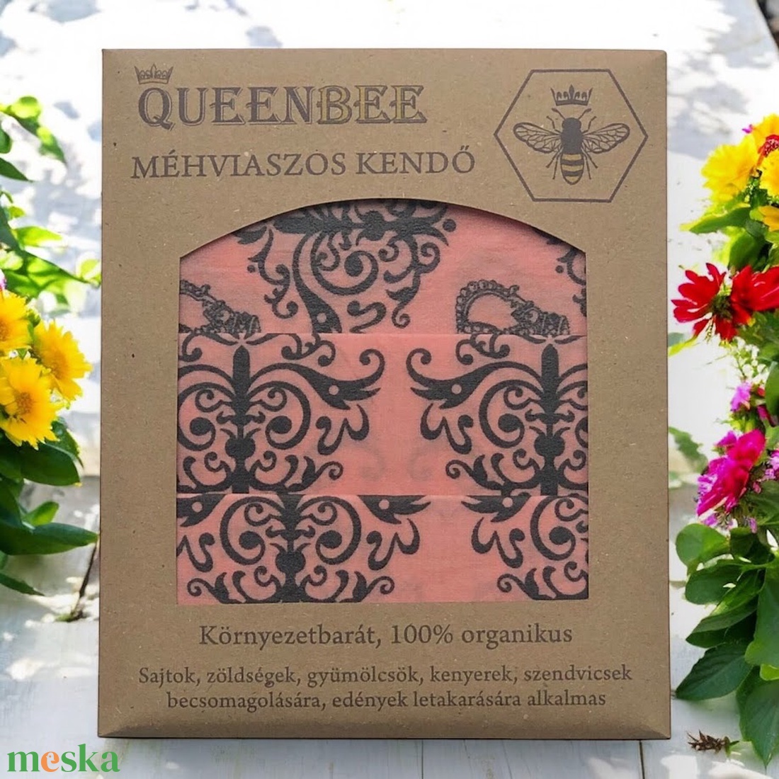 Méhviaszos kendő csomag (Koronás) - otthon & életmód - konyhafelszerelés, tálalás - konyhai textil - szalvéta - Meska.hu