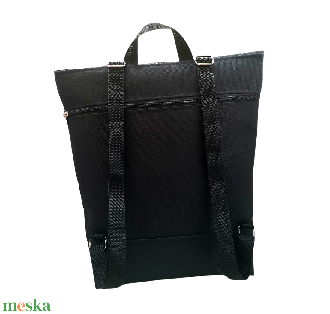 Városi Roll Top Laptop Hátizsák / Hátitáska - Fekete - táska & tok - hátizsák - roll top hátizsák - Meska.hu Városi Roll Top Laptop Hátizsák / Hátitáska - Fekete - táska & tok - hátizsák - roll top hátizsák - Meska.hu