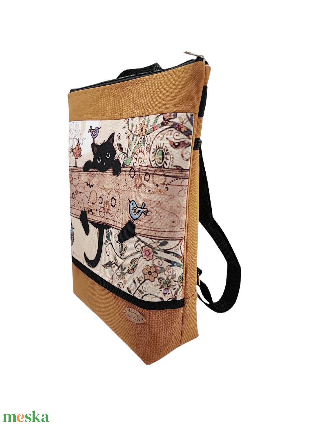 Cicás gyerek Hátitáska - Egyedi rendelés  - táska & tok - hátizsák - roll top hátizsák - Meska.hu