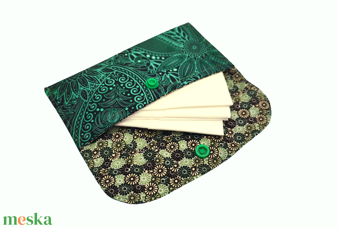 Elegáns zöld Papírzsebkendő tartó - Patentos zsebkendőtartó - táska & tok - pénztárca & más tok - zsebkendőtartó tok - Meska.hu Elegáns zöld Papírzsebkendő tartó - Patentos zsebkendőtartó - táska & tok - pénztárca & más tok - zsebkendőtartó tok - Meska.hu