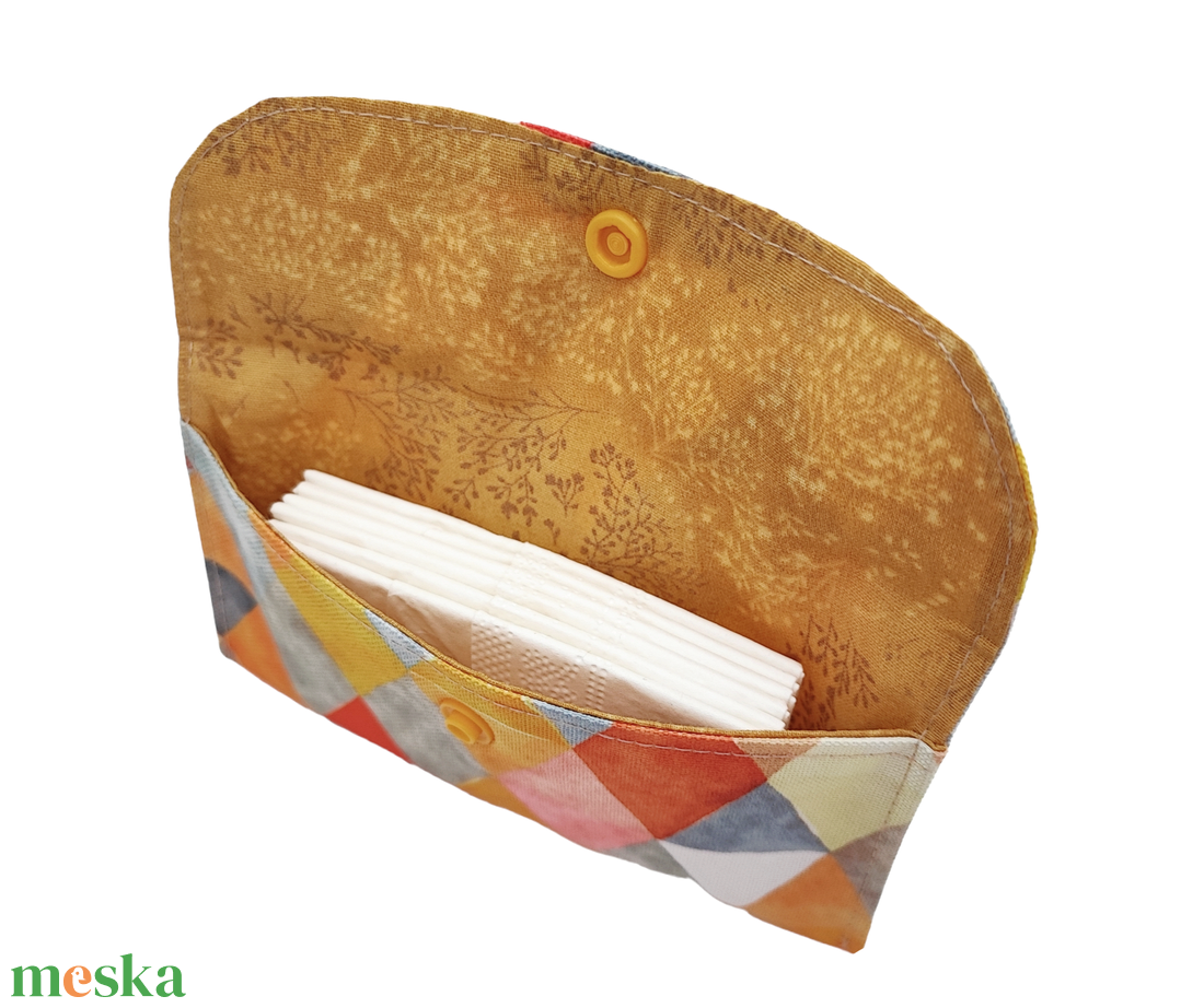 Háromszög mintás Papírzsebkendő tartó - Patentos zsebkendőtartó - Sárga és szürke - táska & tok - pénztárca & más tok - zsebkendőtartó tok - Meska.hu Háromszög mintás Papírzsebkendő tartó - Patentos zsebkendőtartó - Sárga és szürke - táska & tok - pénztárca & más tok - zsebkendőtartó tok - Meska.hu