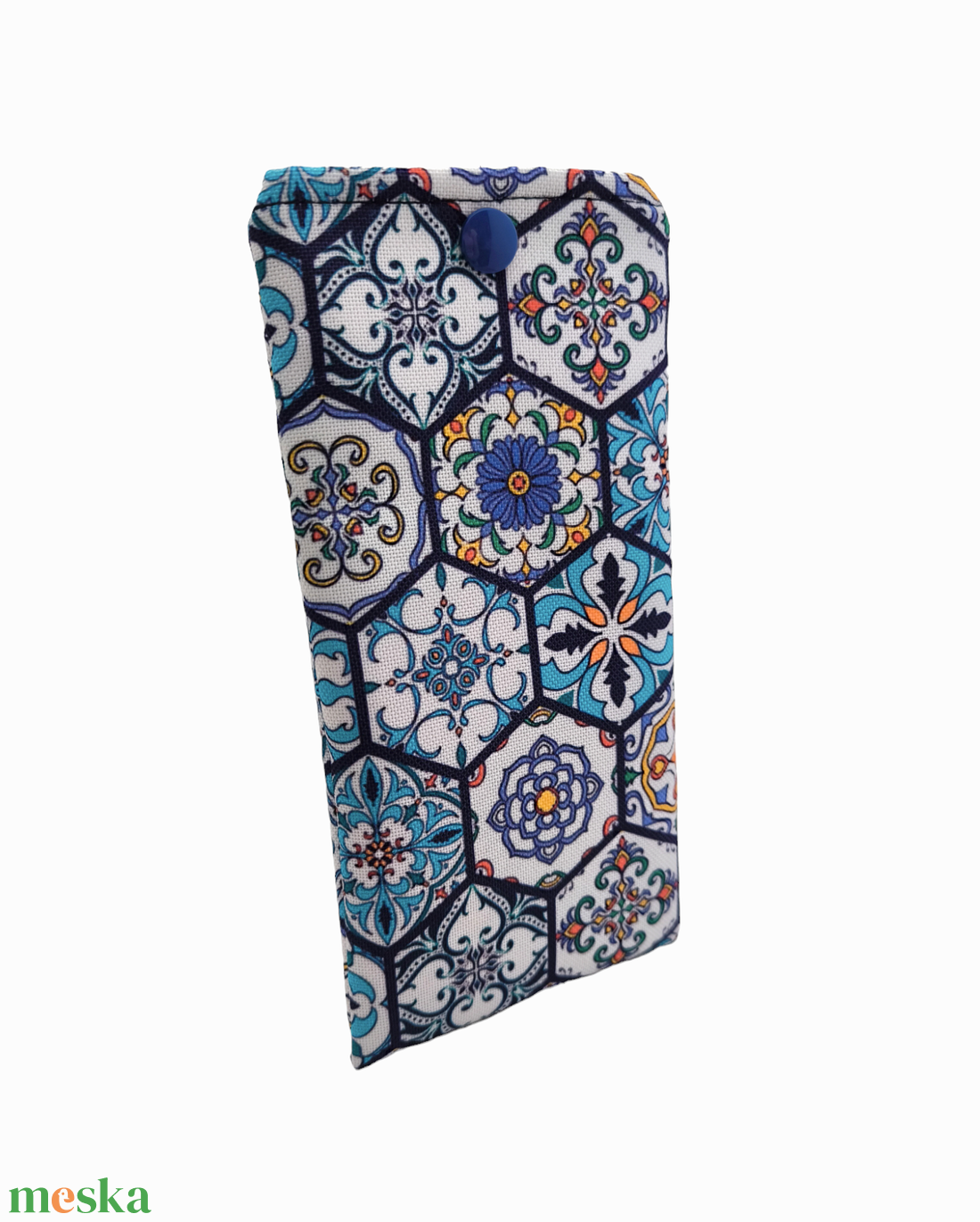 Patentos Szemüvegtok - Portugál csempe mintás - táska & tok - pénztárca & más tok - szemüvegtok - Meska.hu Patentos Szemüvegtok - Portugál csempe mintás - táska & tok - pénztárca & más tok - szemüvegtok - Meska.hu