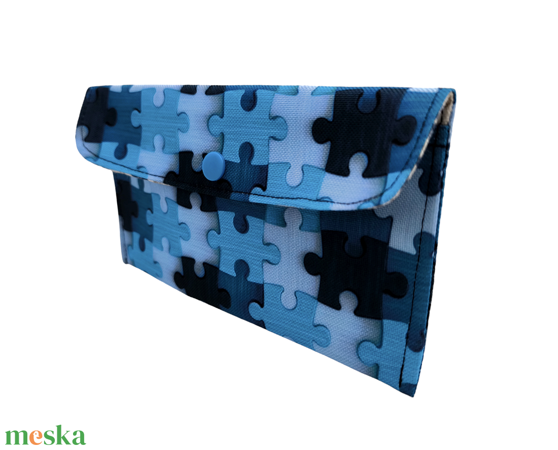Puzzle mintás egészségügyi tartó / Tolltartó - Patentos mindenes - táska & tok - pénztárca & más tok - zsebkendőtartó tok - Meska.hu Puzzle mintás egészségügyi tartó / Tolltartó - Patentos mindenes - táska & tok - pénztárca & más tok - zsebkendőtartó tok - Meska.hu
