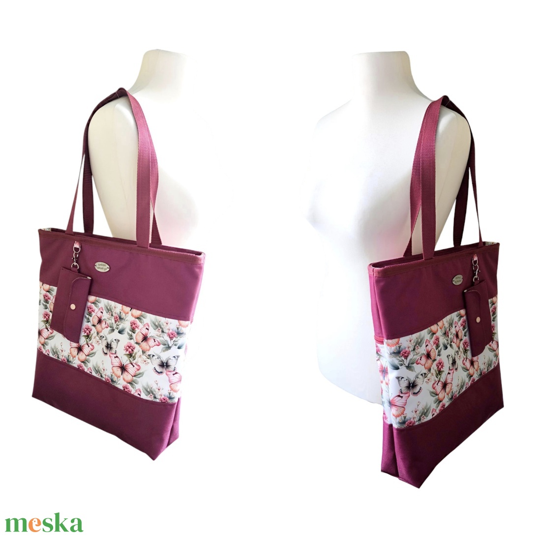 Shopper bag / nagy pakolós táska - Papírzsebkendő tartóval - táska & tok - kézitáska & válltáska - vállon átvethető táska - Meska.hu Shopper bag / nagy pakolós táska - Papírzsebkendő tartóval - táska & tok - kézitáska & válltáska - vállon átvethető táska - Meska.hu