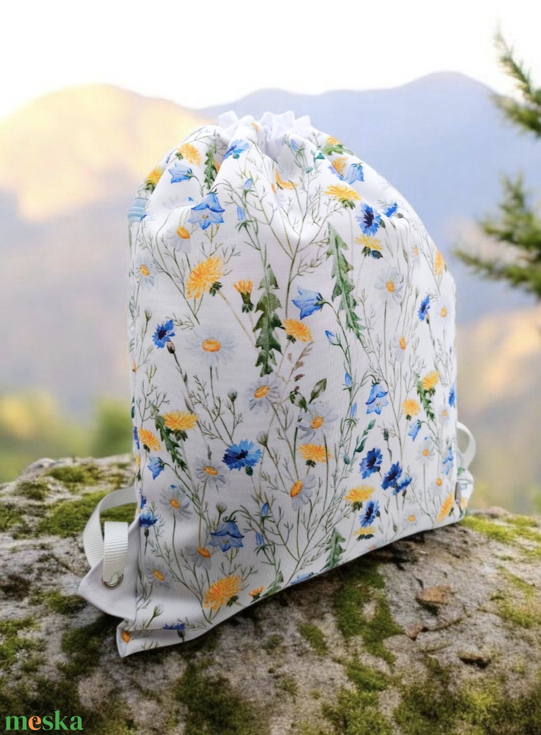 Búzavirágos GymBag / Tornazsák / Hátizsák / Festival bag - táska & tok - hátizsák - tornazsák, gymbag - Meska.hu Búzavirágos GymBag / Tornazsák / Hátizsák / Festival bag - táska & tok - hátizsák - tornazsák, gymbag - Meska.hu