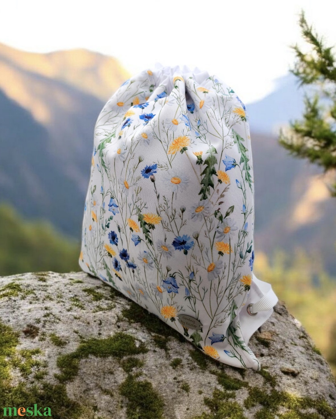 Búzavirágos GymBag / Tornazsák / Hátizsák / Festival bag - táska & tok - hátizsák - tornazsák, gymbag - Meska.hu Búzavirágos GymBag / Tornazsák / Hátizsák / Festival bag - táska & tok - hátizsák - tornazsák, gymbag - Meska.hu