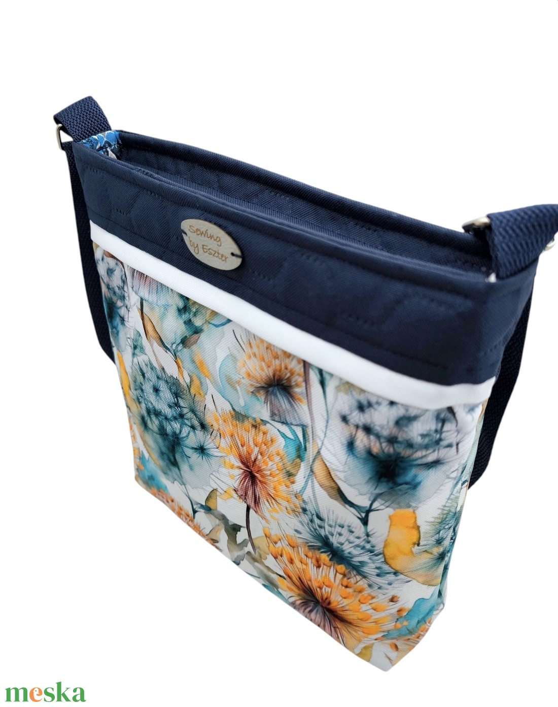 Pitypang mintás crossbody / válltáska / keresztpántos táska - táska & tok - kézitáska & válltáska - válltáska - Meska.hu