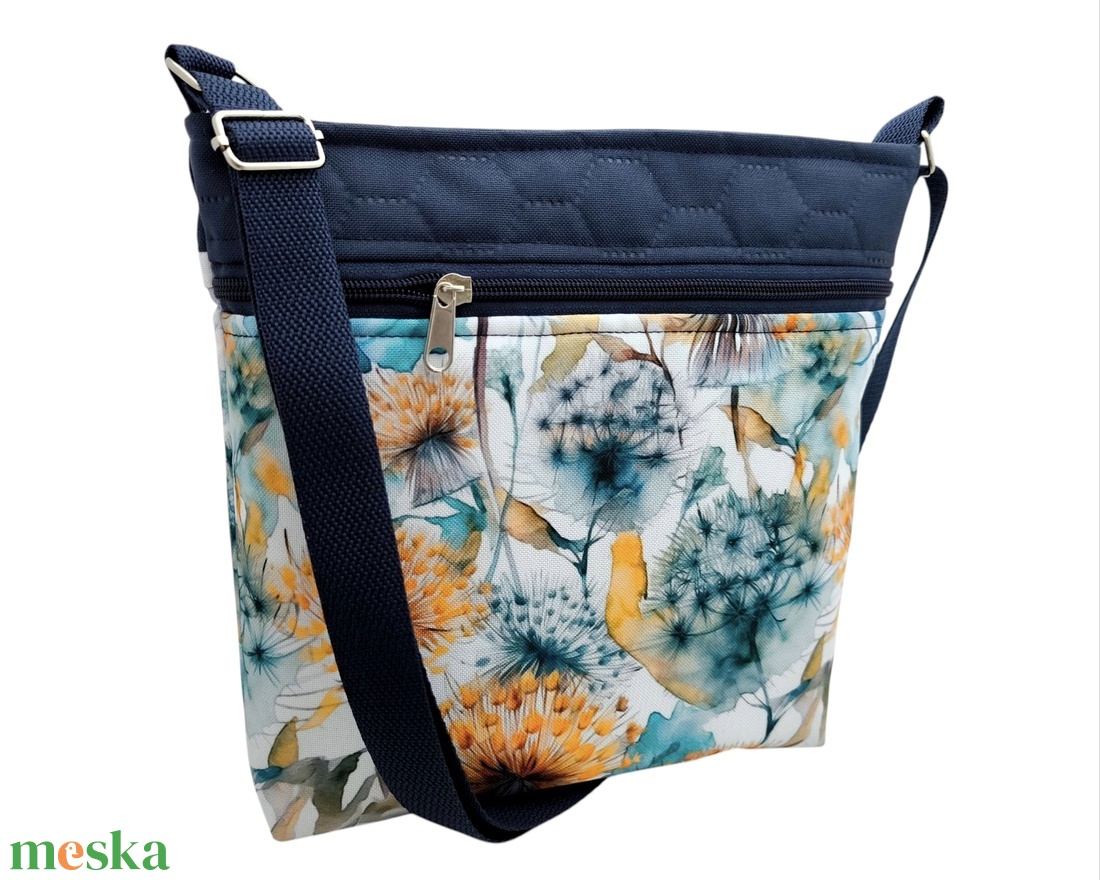 Pitypang mintás crossbody / válltáska / keresztpántos táska - táska & tok - kézitáska & válltáska - válltáska - Meska.hu