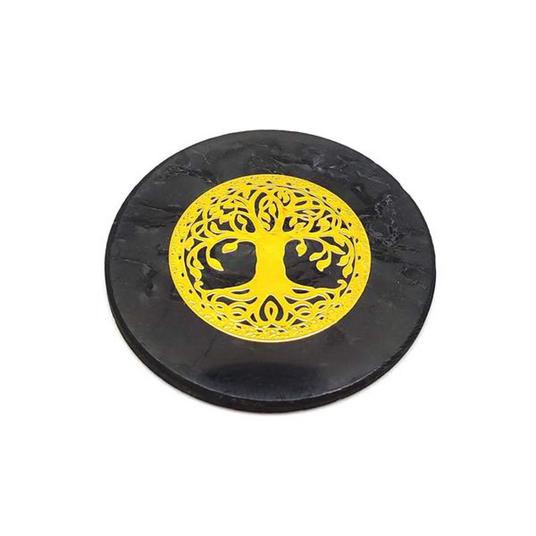 Shungit korong életfa arany matricás 50mm - kellékek & szerszámok - ásvány alapanyag - Meska.hu Shungit korong életfa arany matricás 50mm - kellékek & szerszámok - ásvány alapanyag - Meska.hu