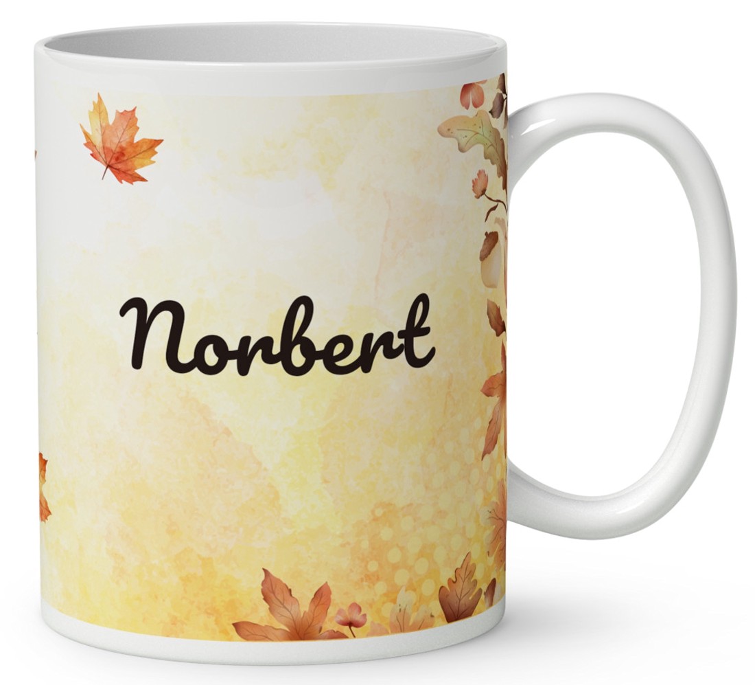 Névvel kérhető - Cuki őszi bagoly fiú mintás bögre - otthon & életmód - konyhafelszerelés, tálalás - tálalás - bögre & csésze - Meska.hu