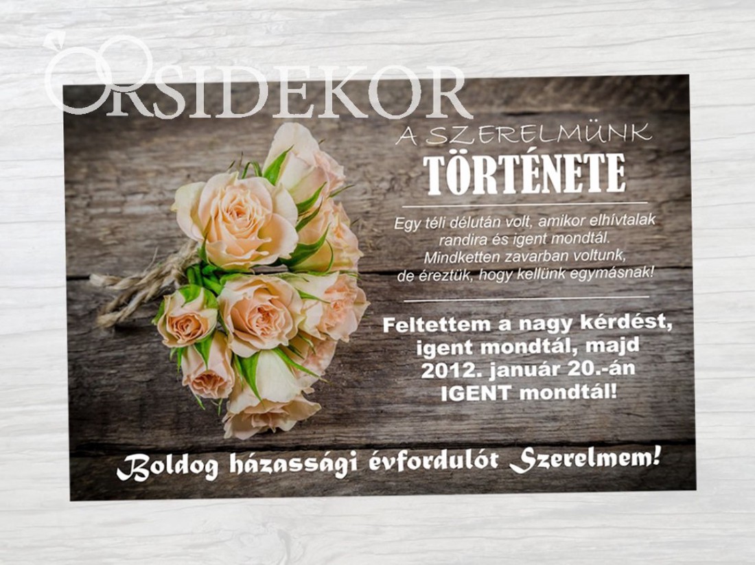 SZERELMÜNK TÖRTÉNETE HÁZASSÁGI ÉVFORDULÓRA Ajándék tábla - otthon & életmód - dekoráció - kép & falikép - táblakép - Meska.hu SZERELMÜNK TÖRTÉNETE HÁZASSÁGI ÉVFORDULÓRA Ajándék tábla - otthon & életmód - dekoráció - kép & falikép - táblakép - Meska.hu