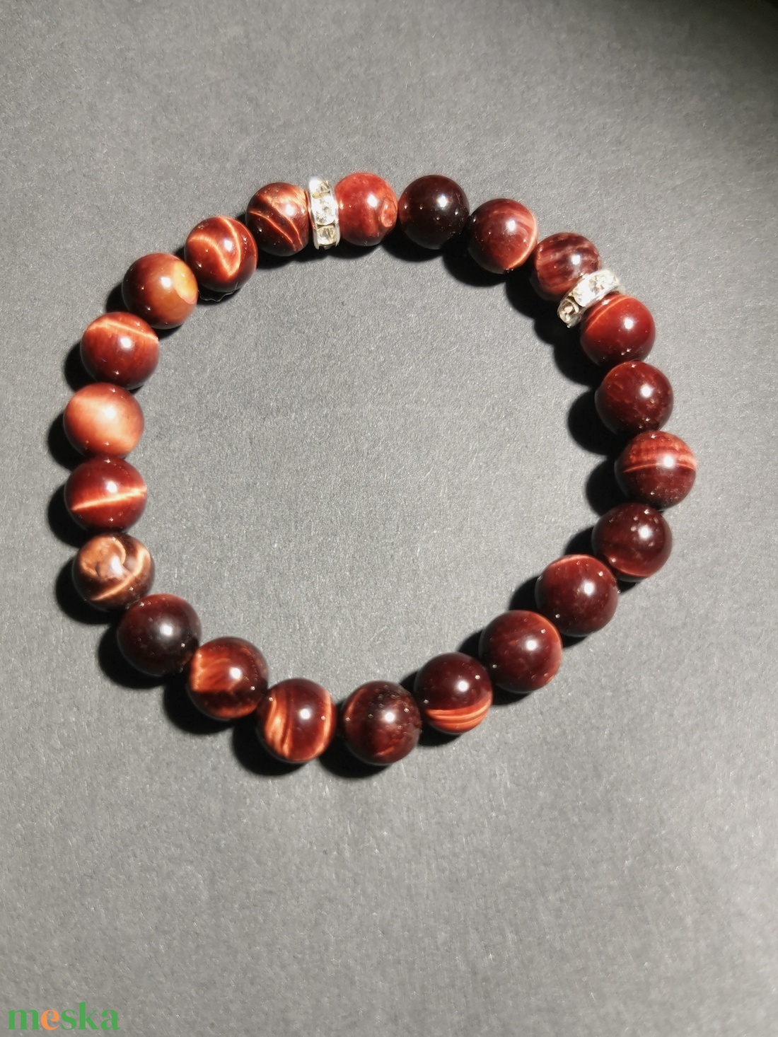 Macskaszem ásvány karkötő!  - ékszer - karkötő - ásványkarkötő - Meska.hu