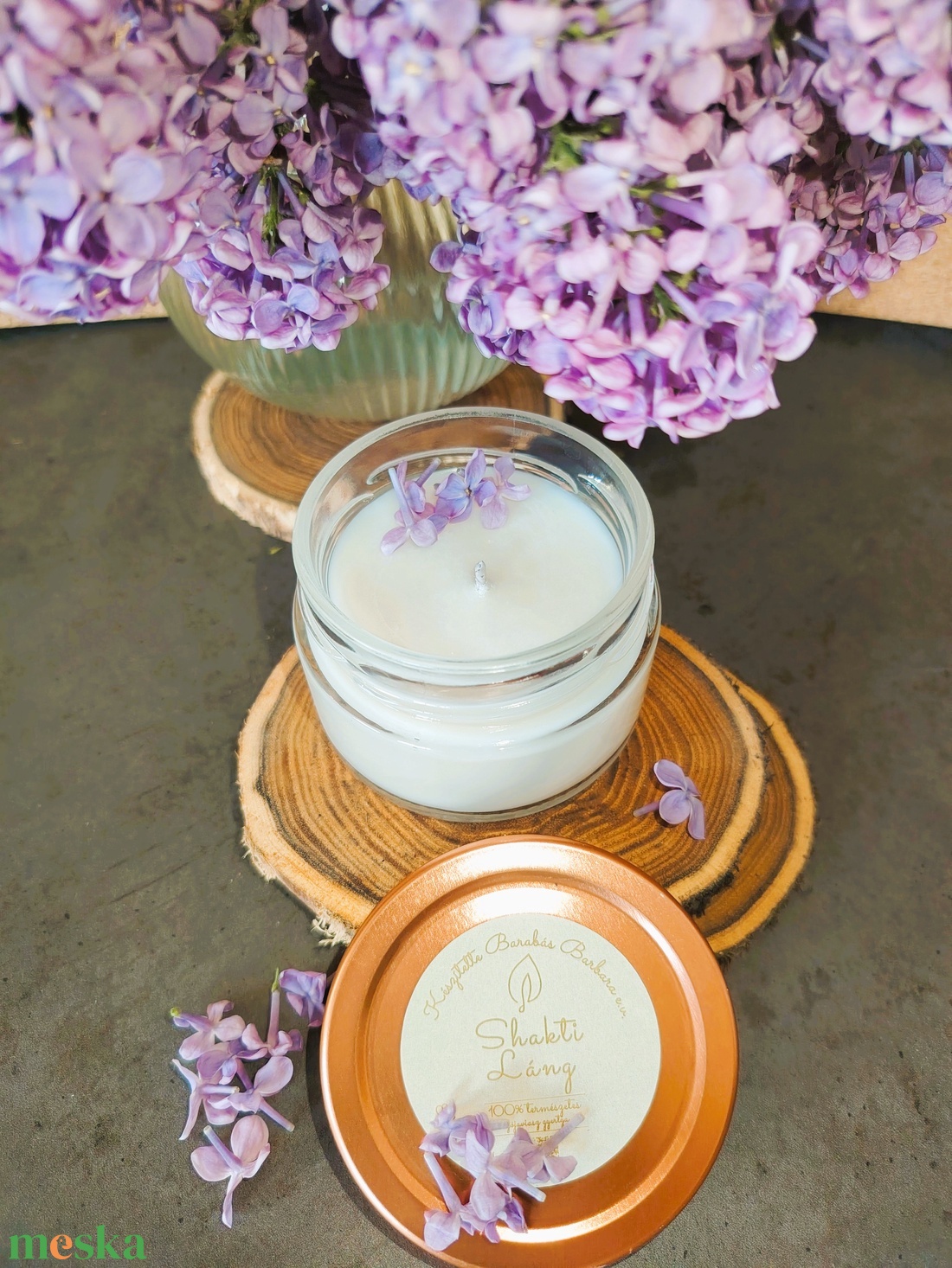 Tavasz Illata - Orgonavirág - otthon & életmód - gyertya, illat, aroma - gyertya - Meska.hu