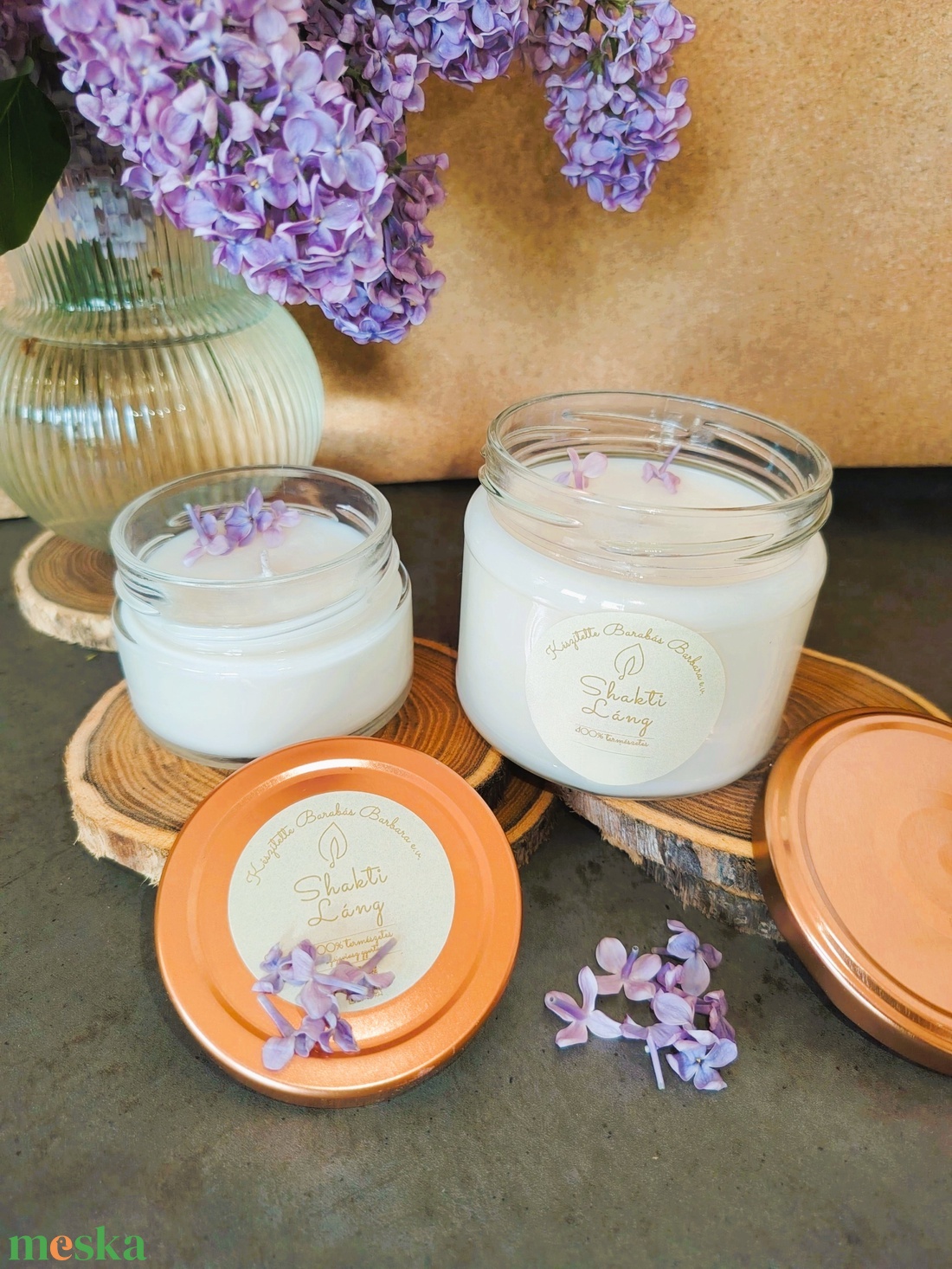 Tavasz Illata - Orgonavirág - otthon & életmód - gyertya, illat, aroma - gyertya - Meska.hu