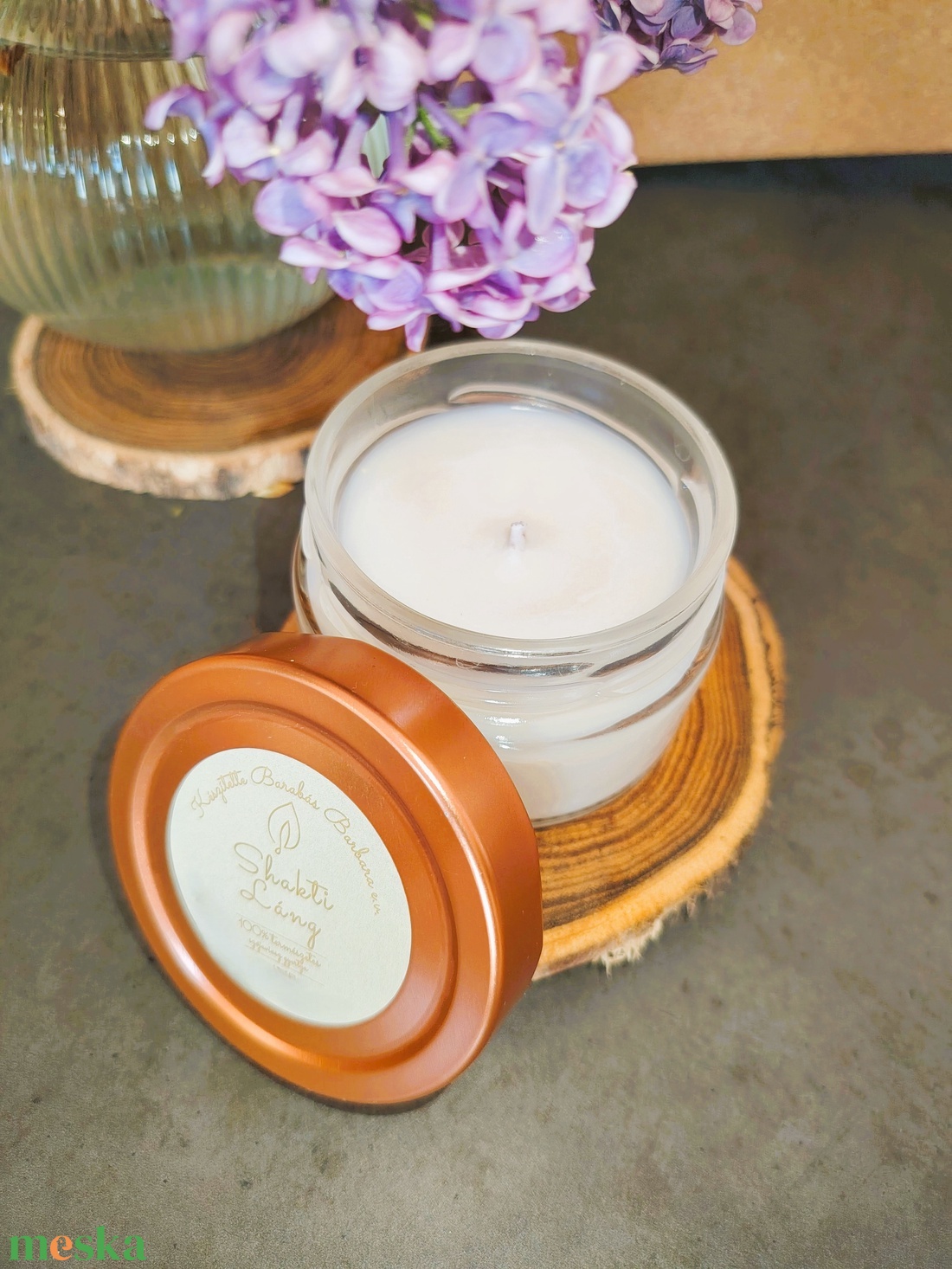 Tavasz Illata - Jácint virág - otthon & életmód - gyertya, illat, aroma - gyertya - Meska.hu