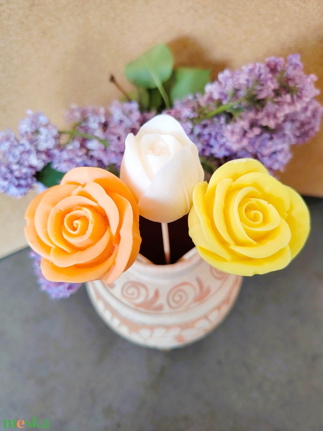 Örök virágszálak- illatvirágok - otthon & életmód - gyertya, illat, aroma - illatviasz - Meska.hu