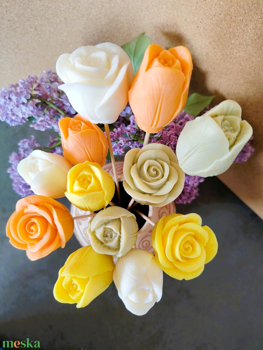 Örök virágszálak- illatvirágok - otthon & életmód - gyertya, illat, aroma - illatviasz - Meska.hu