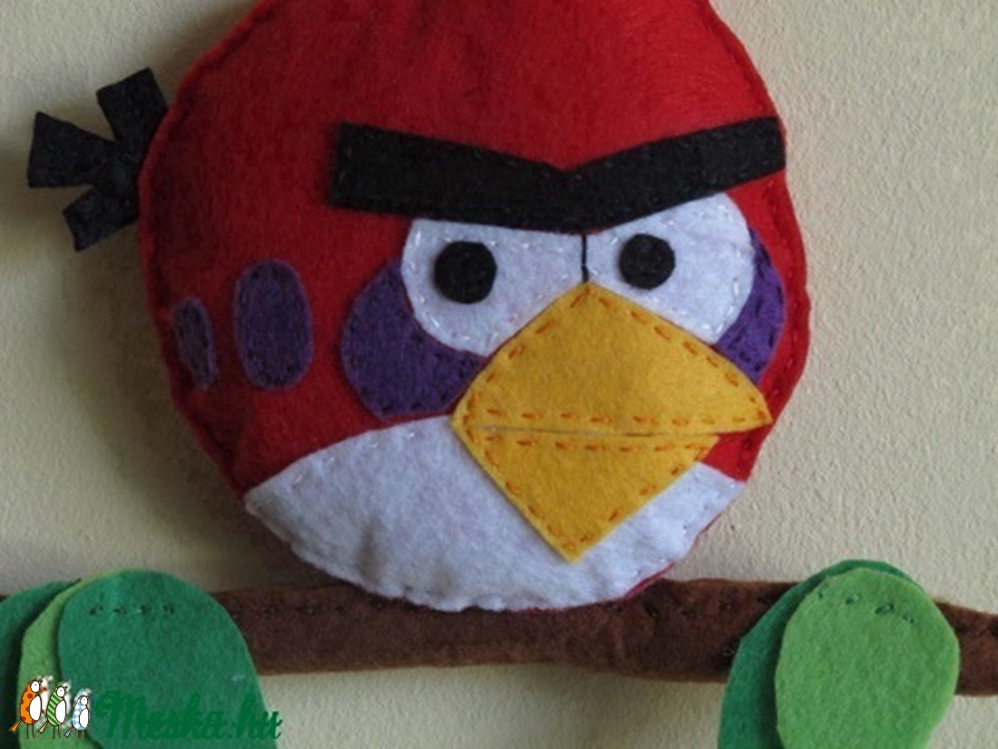 Angry birds_piros madár névtábla -  - Meska.hu