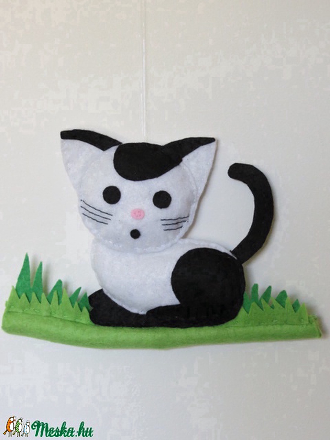 Cirmos cica névtábla - otthon & életmód - babaszoba, gyerekszoba - babaszoba, gyerekszoba - Meska.hu